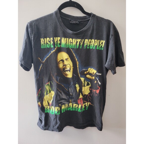 Vintage Bob Marley Rise Ye Mighty People Tshirt - Picture 2 of 12